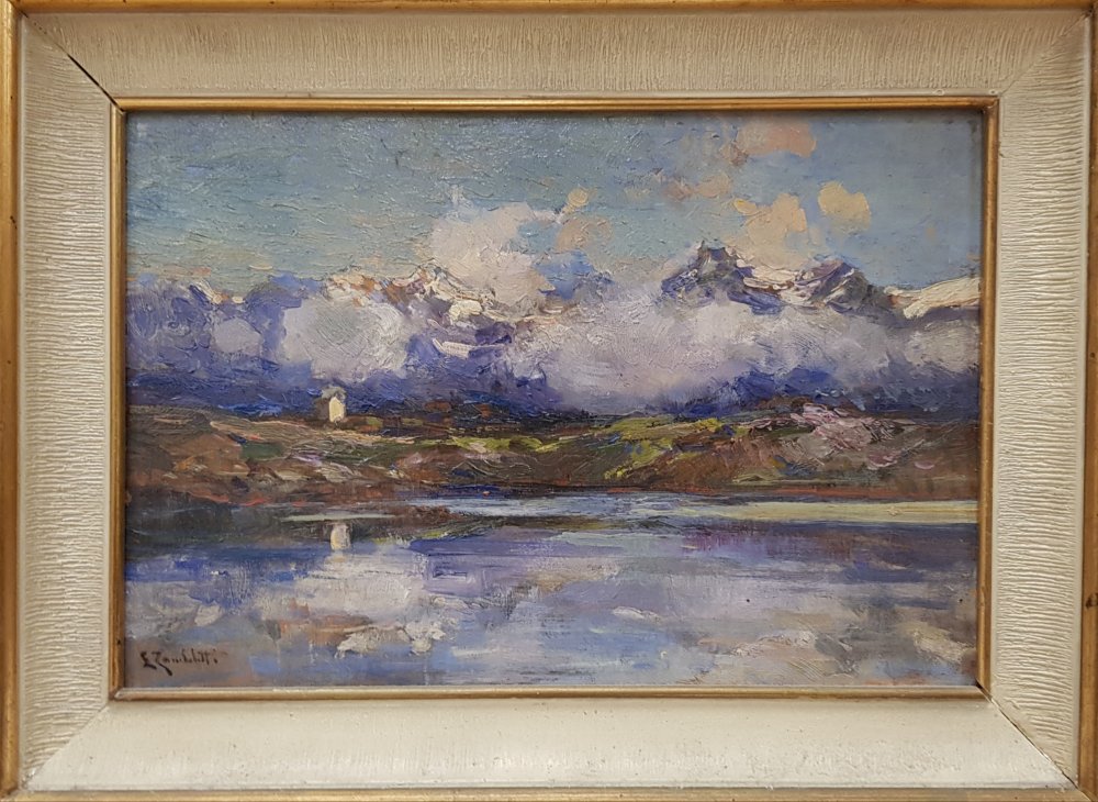 lodovico zambeletti: Grunsee Zermatt lago verde